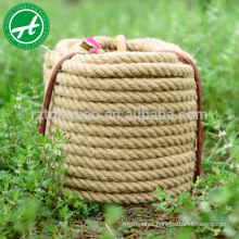 3-strand twisted natural jute rope natural fiber rope jute rope 6mm